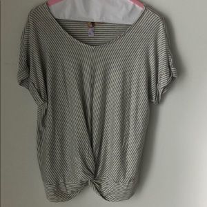 Alya Francesca’s Collections Stripe Knot Top